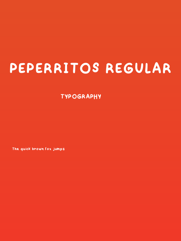 Peperritos Regular Poster