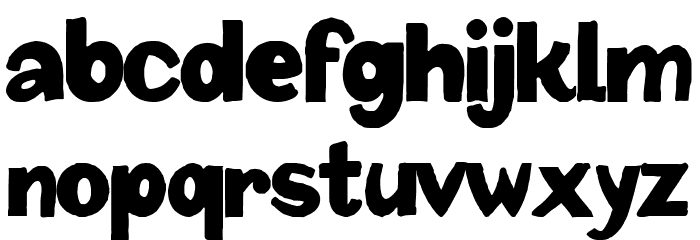 Pepita Pepona Team Font LOWERCASE