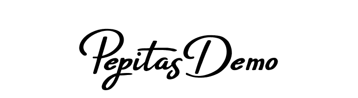 Pepitas Demo  Скачать бесплатные шрифты