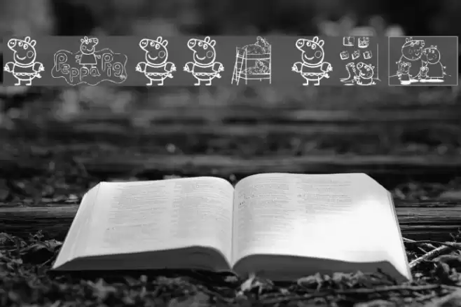 Peppa Pig Font examples