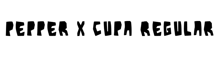 Pepper X Cupa Regular  Frei Schriftart Herunterladen