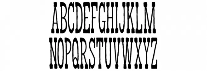Pepperbox Schriftart Groß