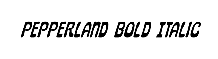 Pepperland Bold Italic  नि: शुल्क फ़ॉन्ट्स डाउनलोड