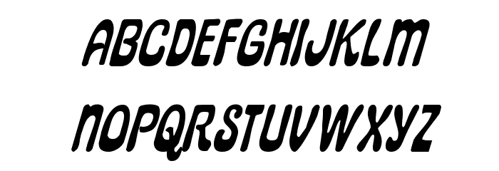 Pepperland Bold Italic Font LOWERCASE