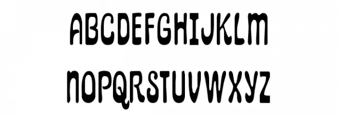 Pepperland Condensed Schriftart Groß