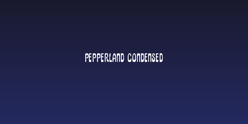 Pepperland Condensed Social Header