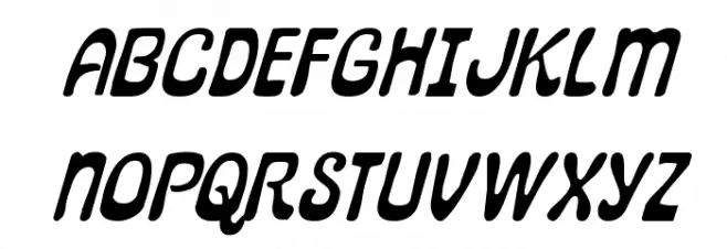 Pepperland Expanded Italic Fuentes MAYÚSCULAS