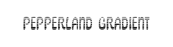 Pepperland Gradient  免费字体下载