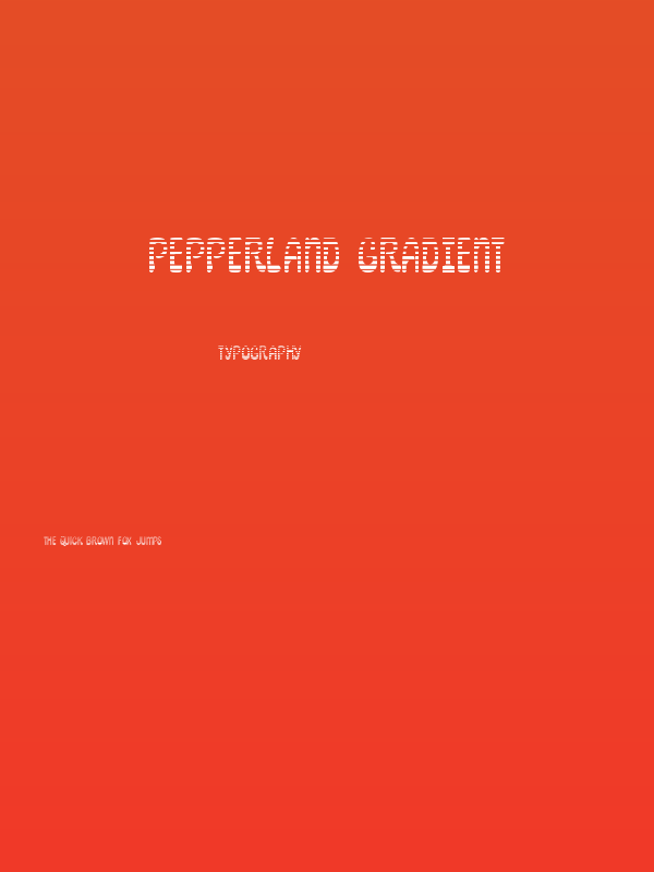 Pepperland Gradient Poster