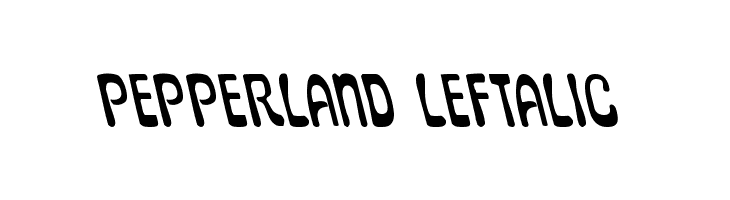 Pepperland Leftalic  Fuentes Gratis Descargar