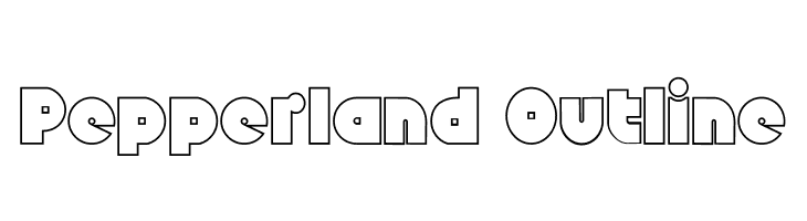 Pepperland Outline Font