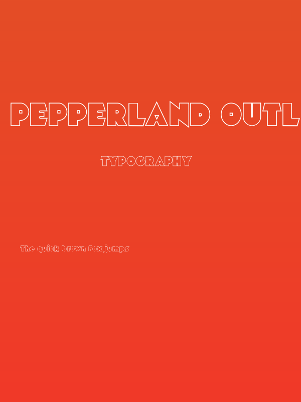 Pepperland Outline Poster