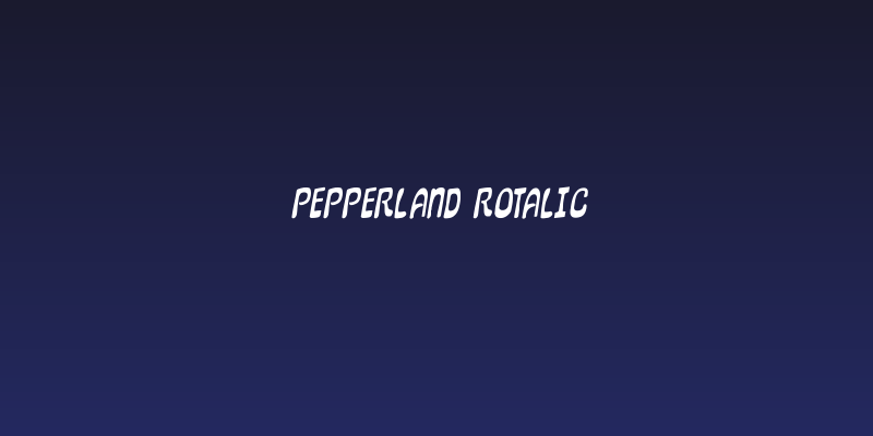 Pepperland Rotalic Social Header