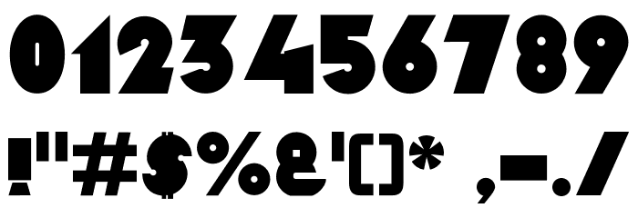 Pepperland Font OTHER CHARS