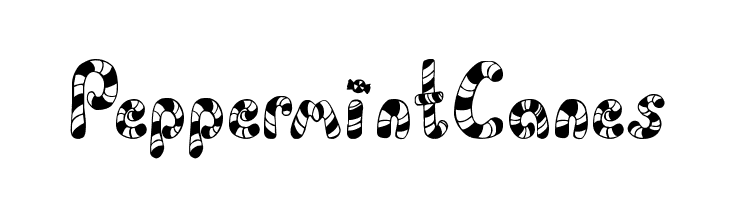 PeppermintCanes Font