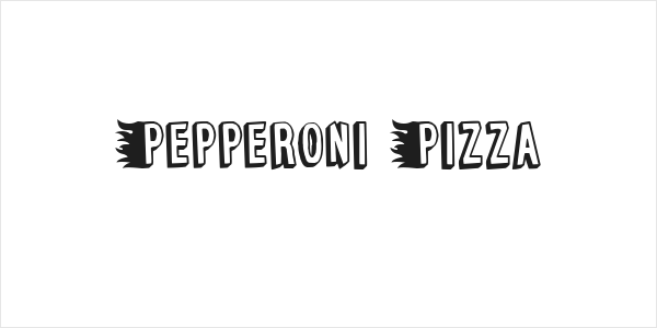 Pepperoni Pizza Logo