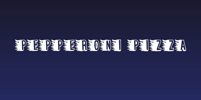 Pepperoni Pizza Social Header
