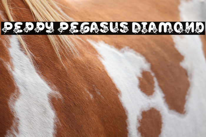 Peppy Pegasus Diamond Example 2