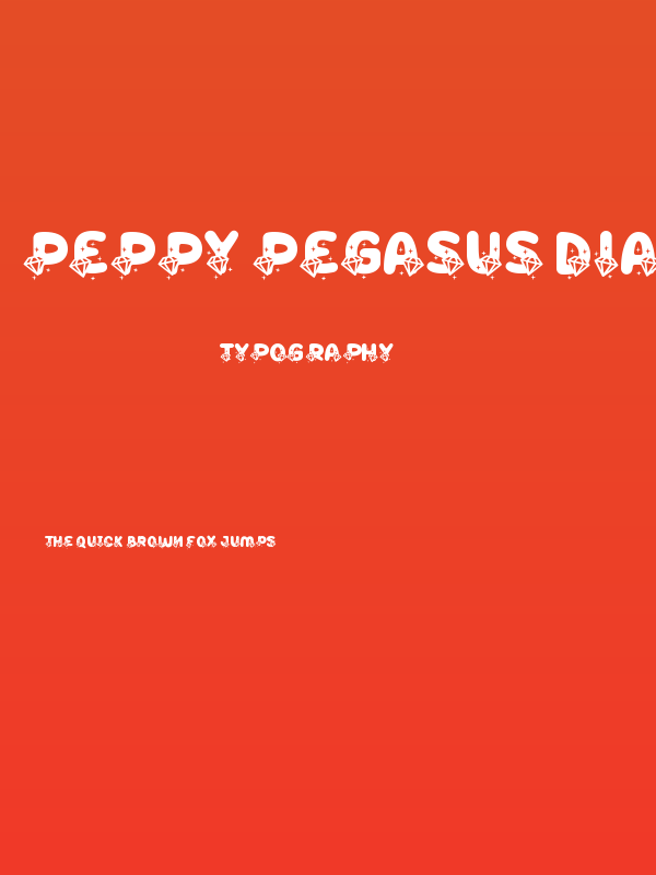 Peppy Pegasus Diamond Poster
