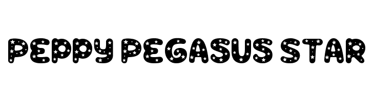 Peppy Pegasus Star  Fuentes Gratis Descargar
