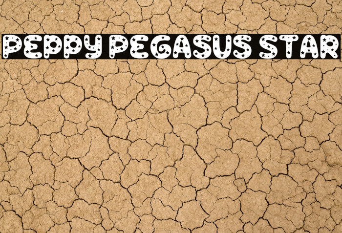 Peppy Pegasus Star Example 1