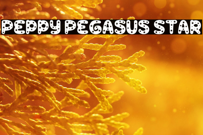 Peppy Pegasus Star Example 2