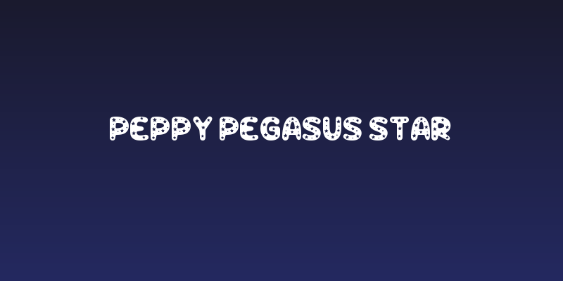 Peppy Pegasus Star Social Header