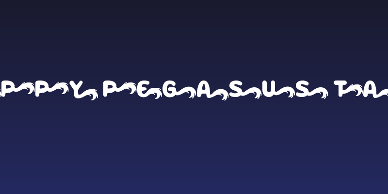 Peppy Pegasus Tail Social Header