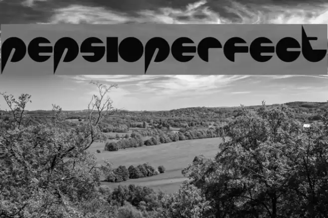 Pepsi-Perfect Font examples