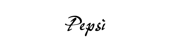 Pepsi  Frei Schriftart Herunterladen