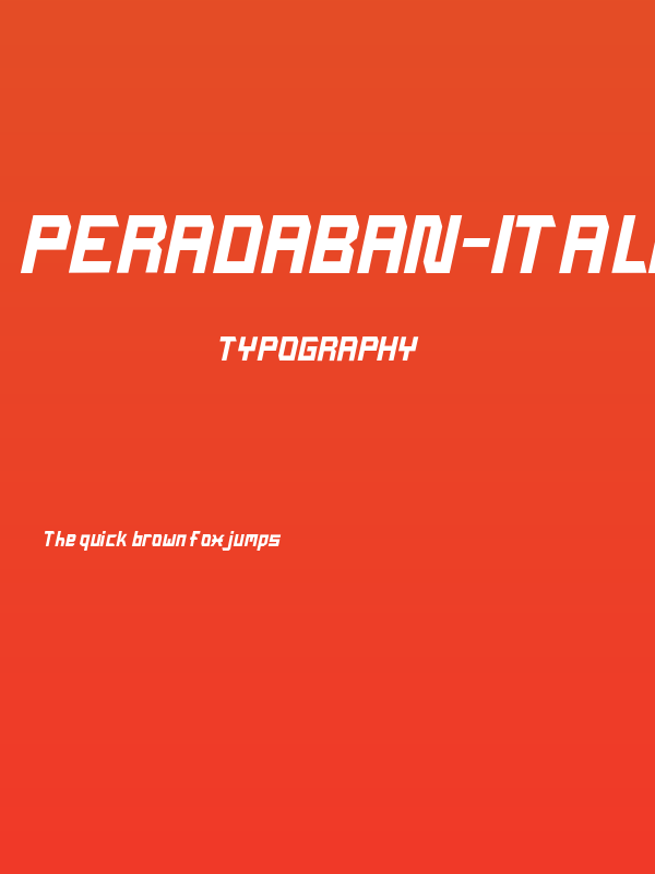 Peradaban-Italic Poster
