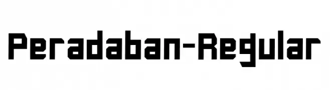 Peradaban-Regular  font caratteri gratis