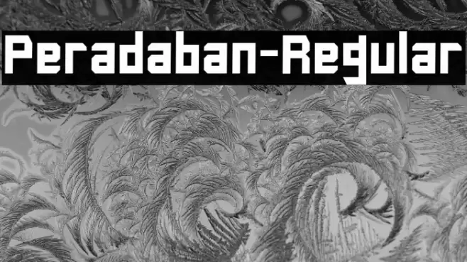 Peradaban-Regular Font examples