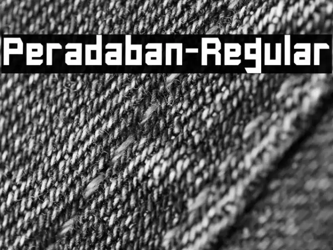 Peradaban-Regular Font examples