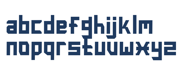 Peradaban-Regular Lowercase