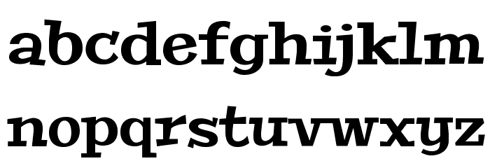 Peralta Font LOWERCASE