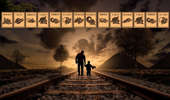 Perangko Wayang Example 1