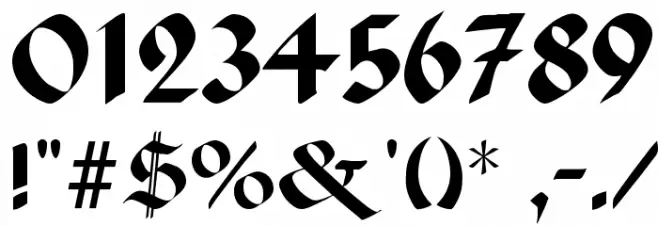 Percival Regular Font OTHER CHARS