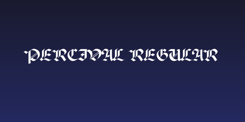 Percival Regular Social Header