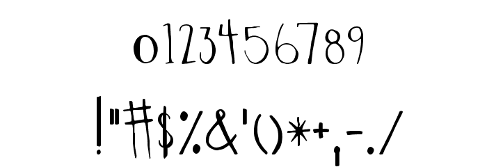 Percolation Font OTHER CHARS