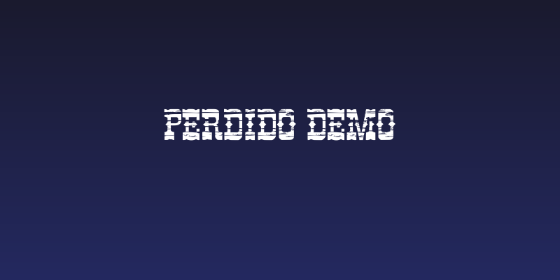 Perdido Demo Social Header