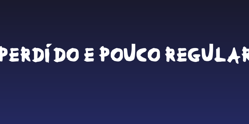 Perdido E Pouco Regular Social Header