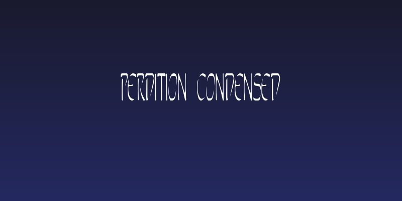 Perdition Condensed Social Header