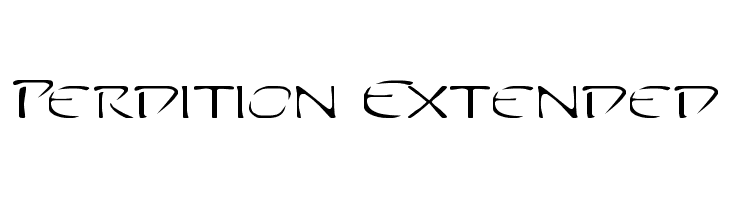 Perdition Extended  フリーフォントのダウンロード