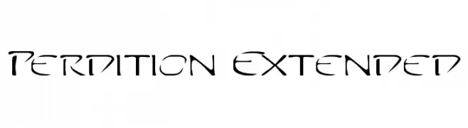 Perdition Extended  Fuentes Gratis Descargar
