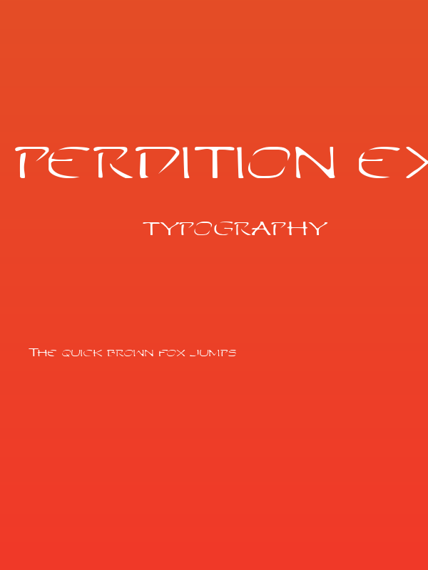 Perdition Extended Poster