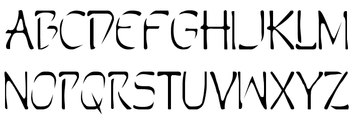 Perdition Font LOWERCASE