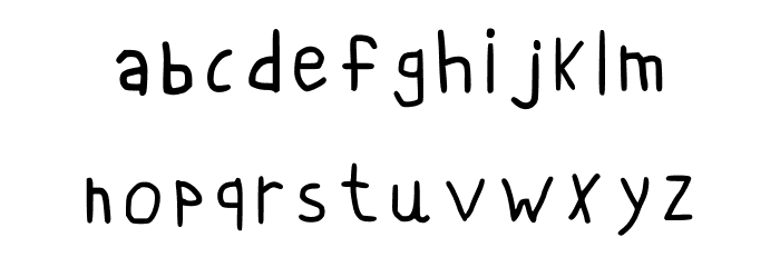 Perdraw Regular Polices MINUSCULES
