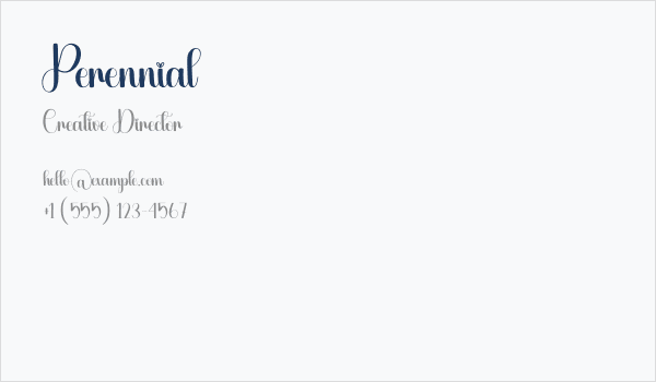 Perennial Business Card