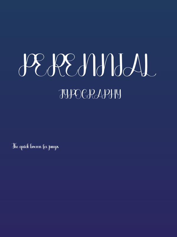 Perennial Poster